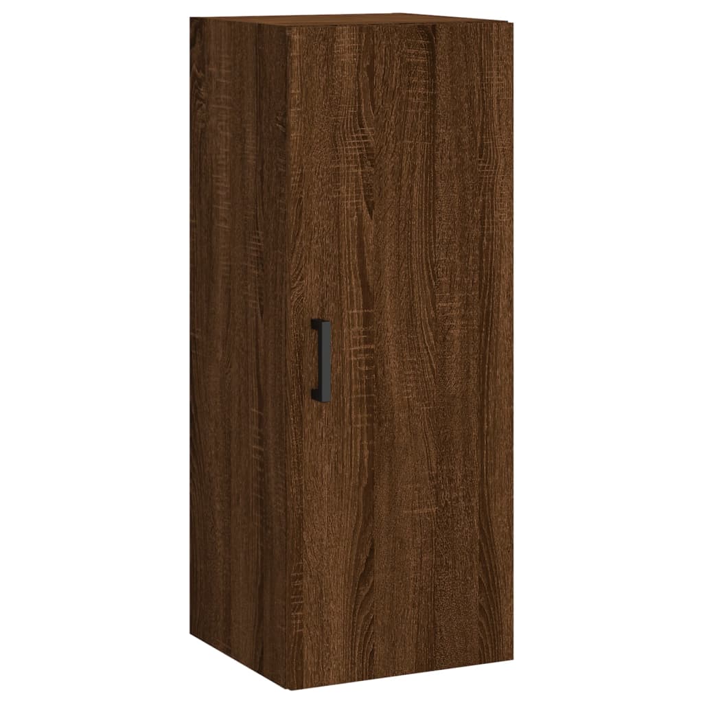 Alacena aspecto roble marrón 34,5x34x180 cm material madera