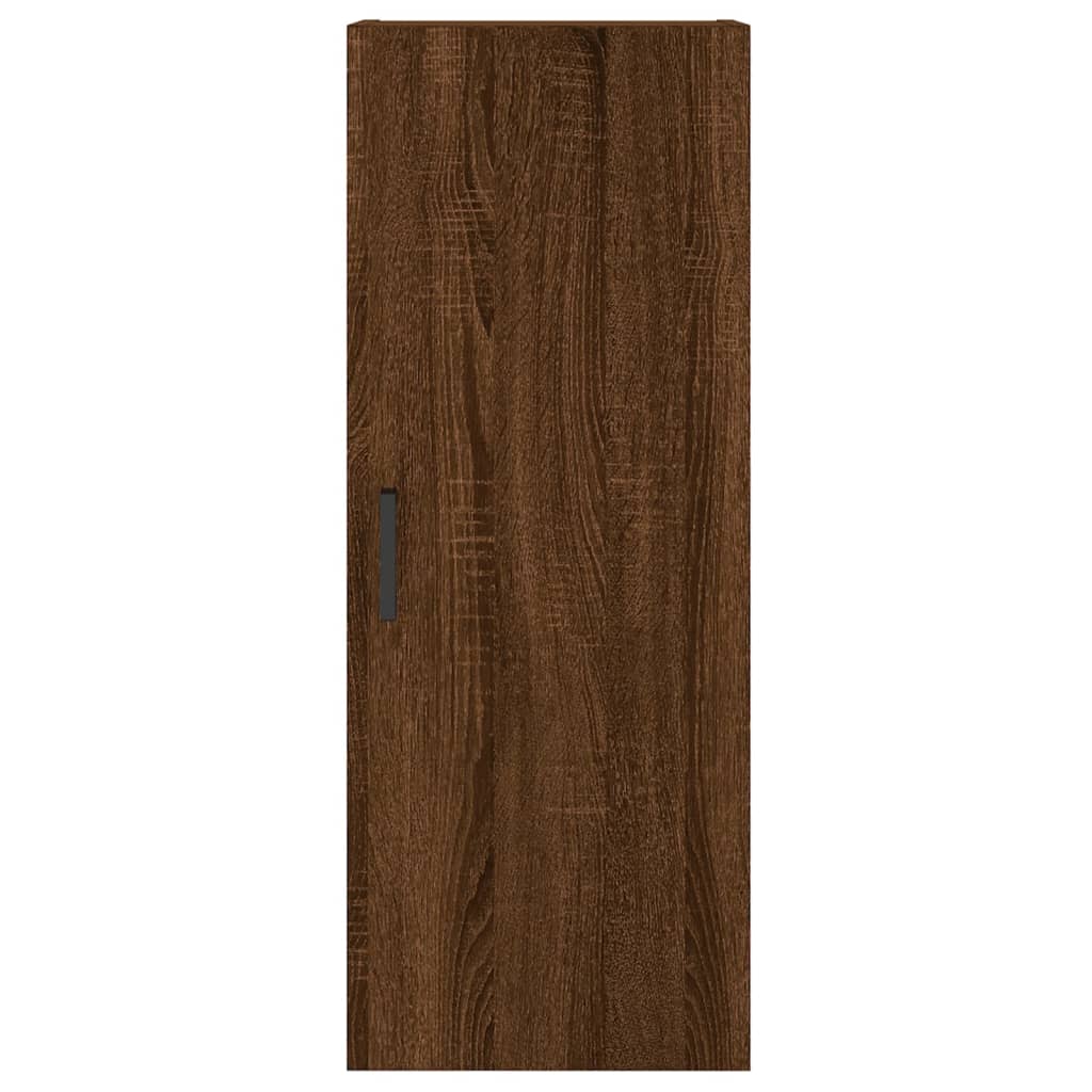 Alacena aspecto roble marrón 34,5x34x180 cm material madera