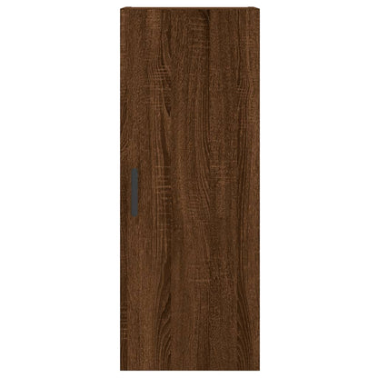 Alacena aspecto roble marrón 34,5x34x180 cm material madera