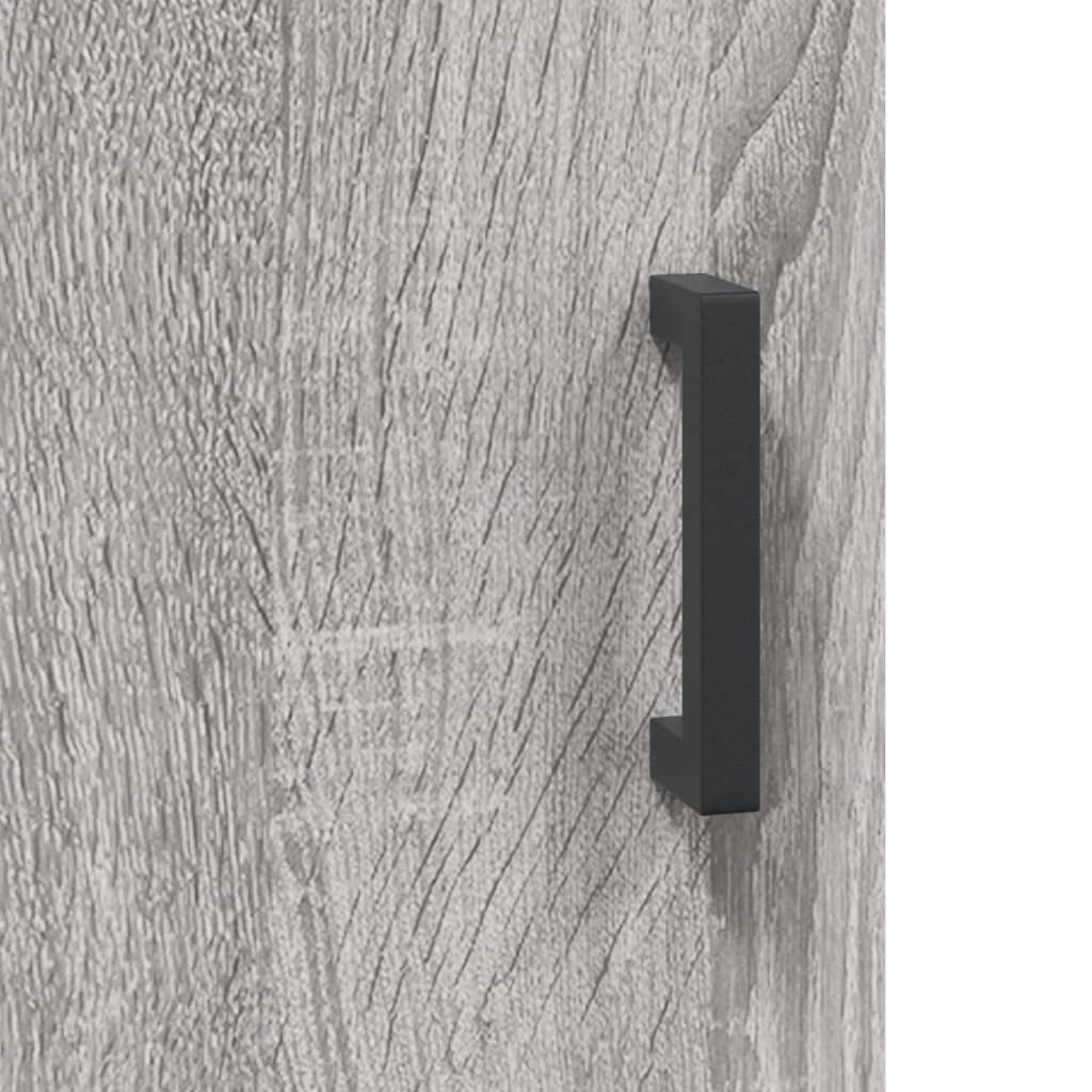 Alacena Gris Sonoma 34,5x34x180 cm de madera