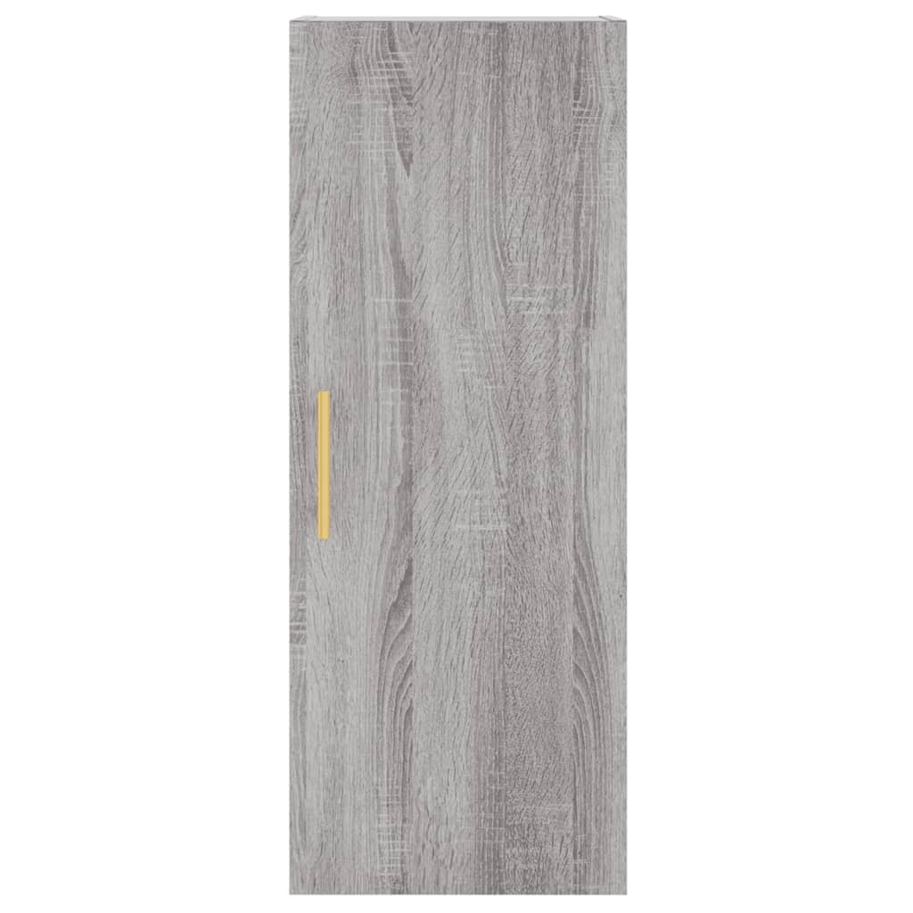 Buffet haut gris Sonoma 34,5x34x180 cm en bois