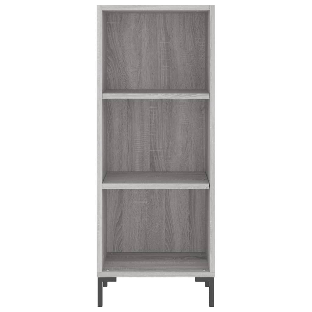 Buffet haut gris Sonoma 34,5x34x180 cm en bois