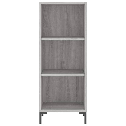 Buffet haut gris Sonoma 34,5x34x180 cm en bois