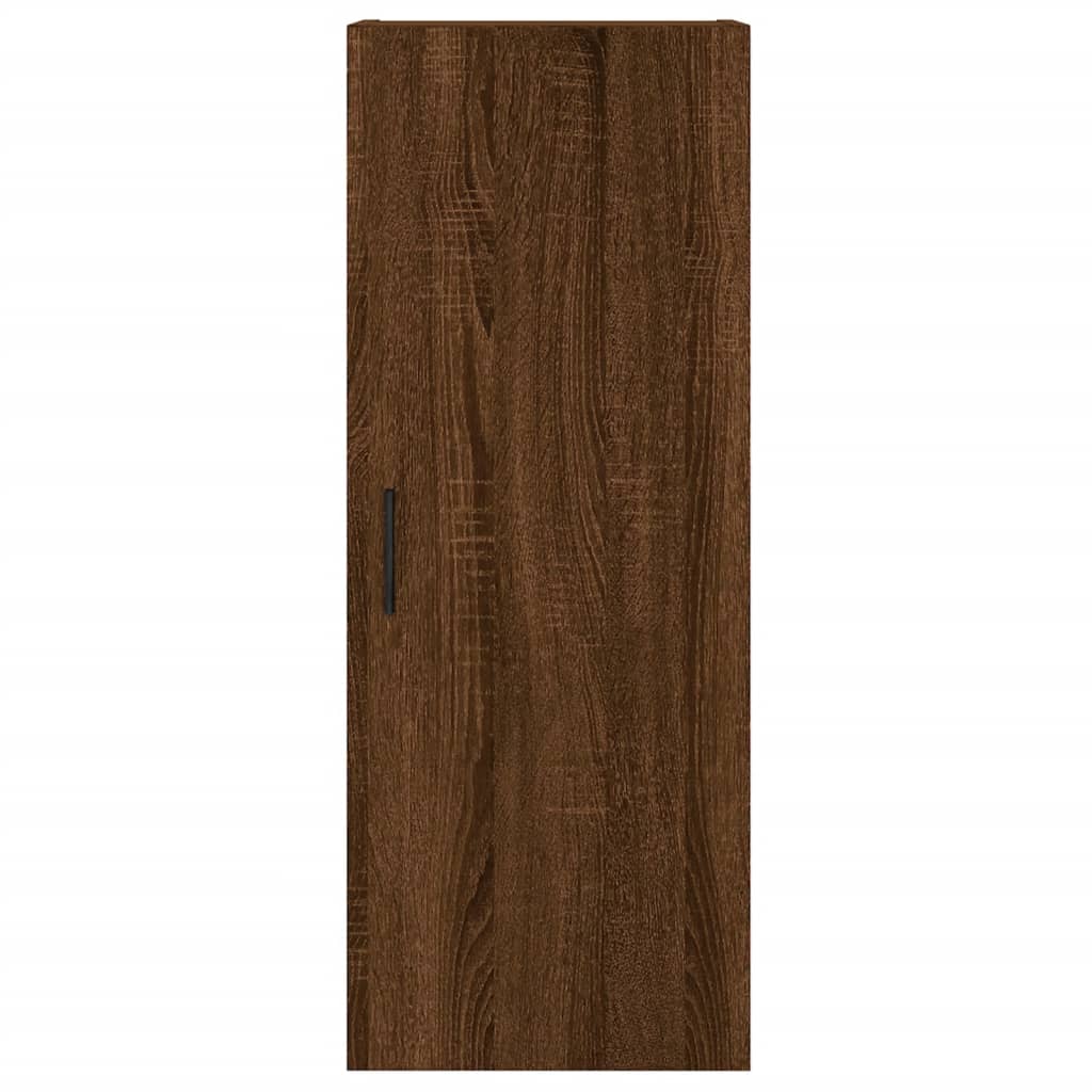 Alacena aspecto roble marrón 34,5x34x180 cm material madera