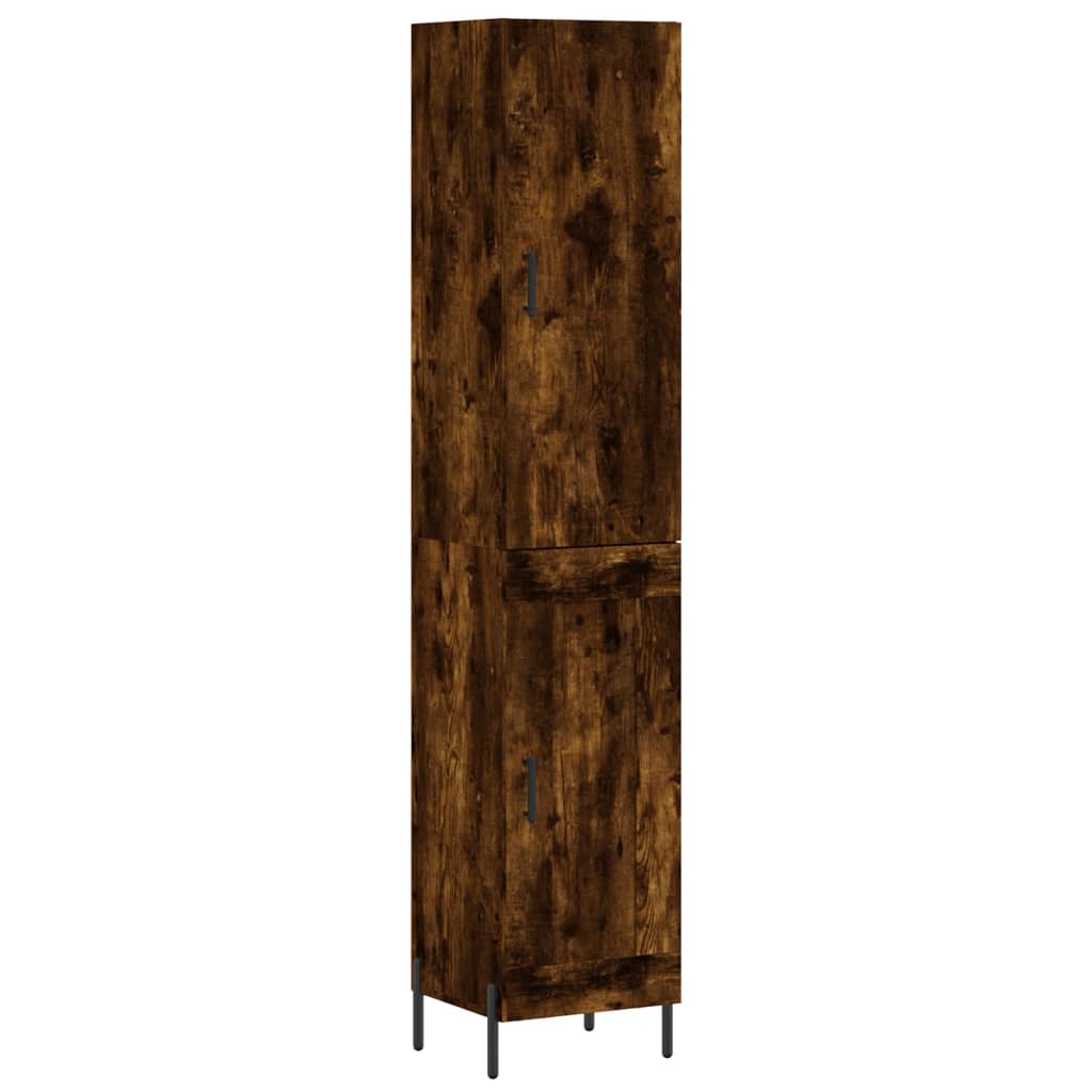 Alacena roble ahumado 34,5x34x180 cm material madera