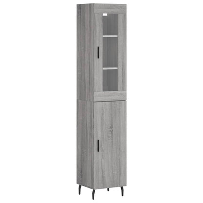 Alacena Gris Sonoma 34,5x34x180 cm de madera