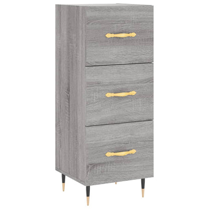 Buffet haut gris Sonoma 34,5x34x180 cm en bois