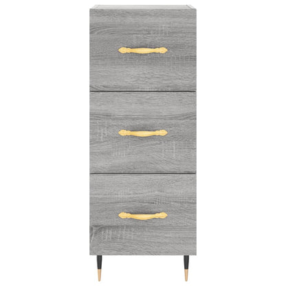 Buffet haut gris Sonoma 34,5x34x180 cm en bois