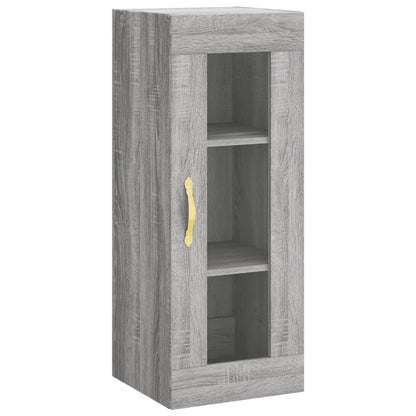 Buffet haut gris Sonoma 34,5x34x180 cm en bois