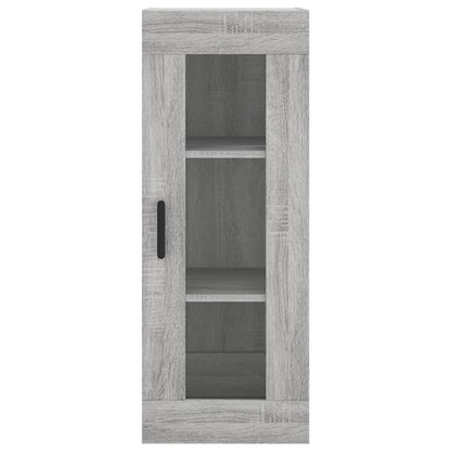 Alacena Gris Sonoma 34,5x34x180 cm de madera