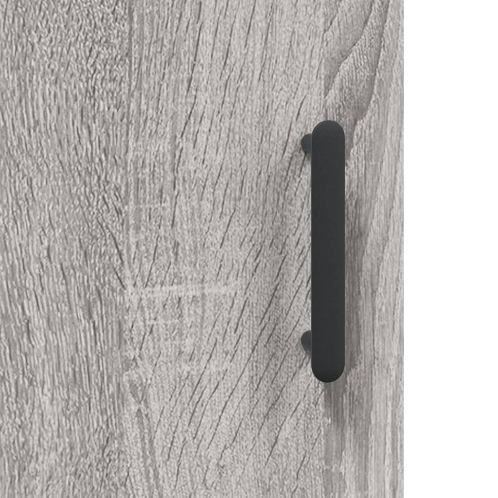 Alacena Gris Sonoma 34,5x34x180 cm de madera