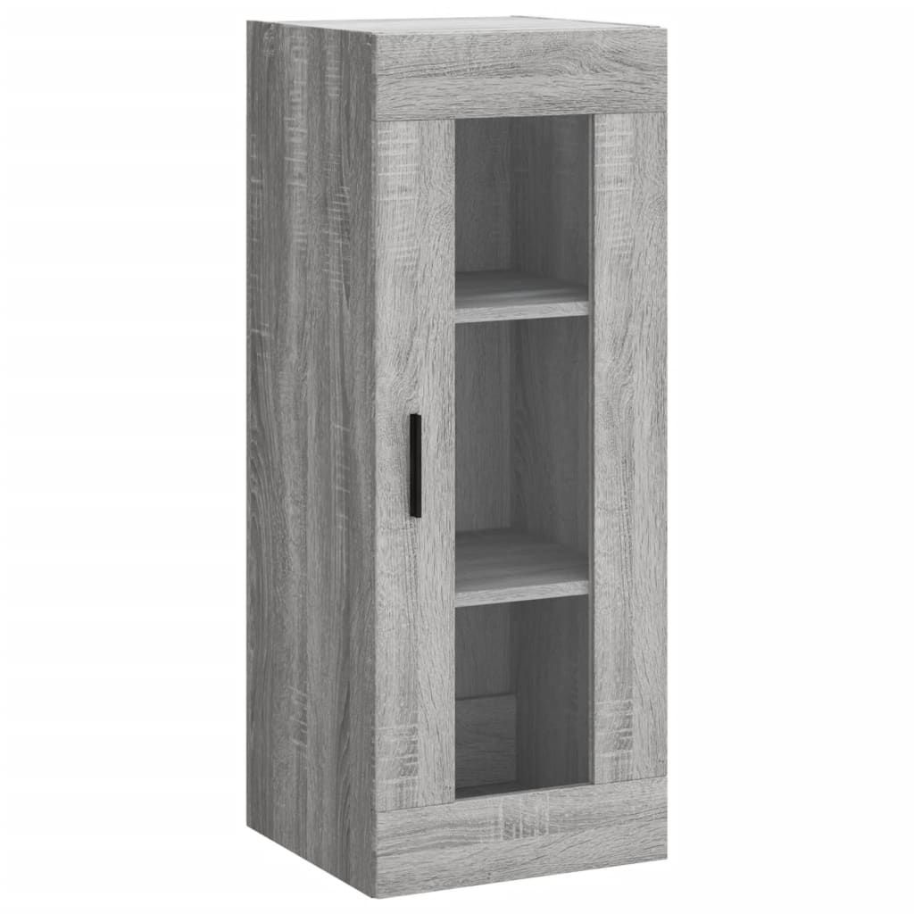 Buffet haut gris Sonoma 34,5x34x180 cm en bois