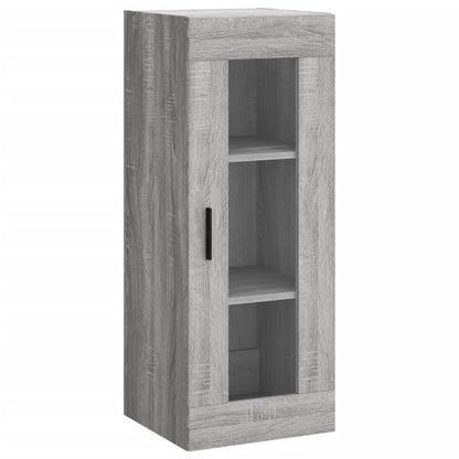 Buffet haut gris Sonoma 34,5x34x180 cm en bois