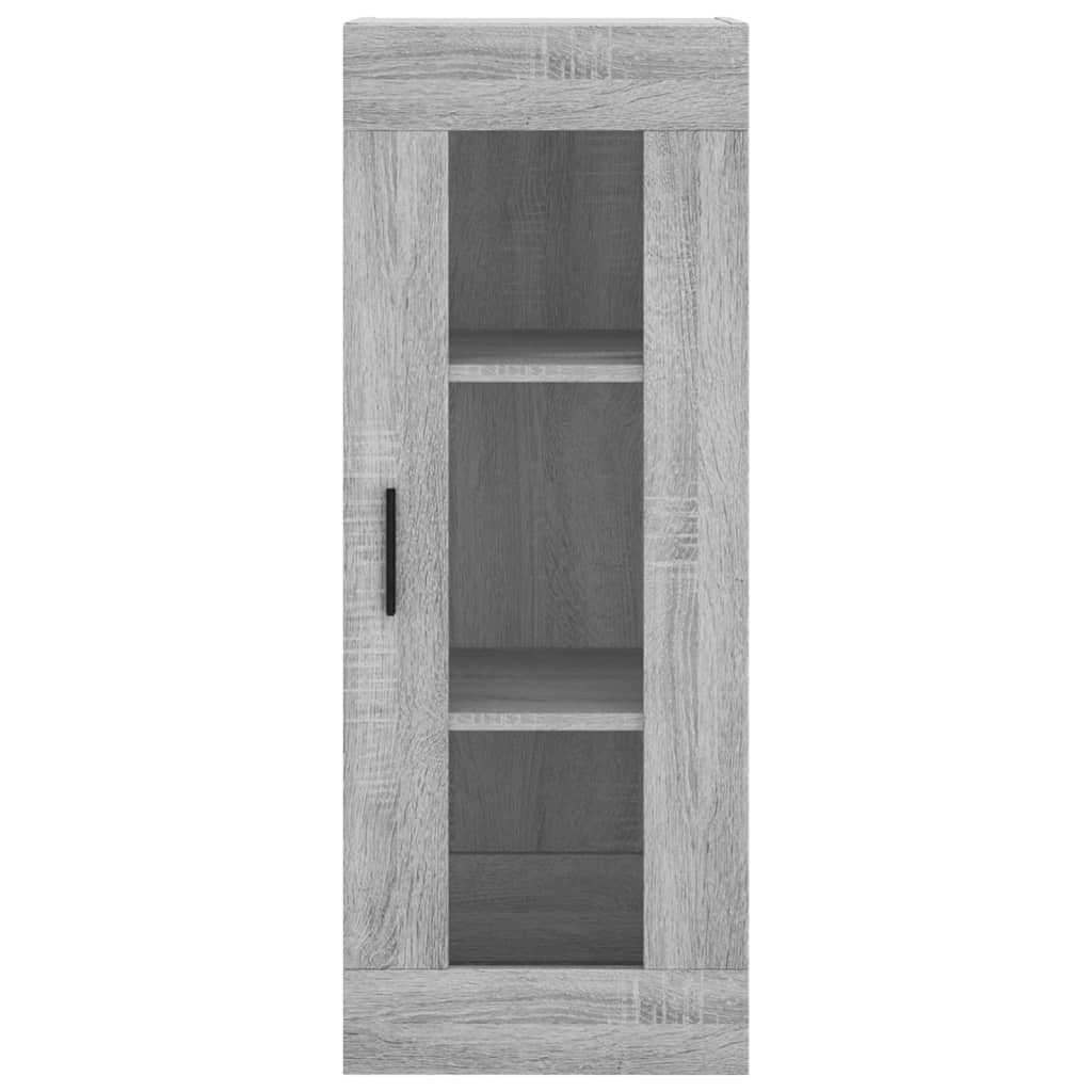 Buffet haut gris Sonoma 34,5x34x180 cm en bois