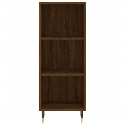 Alacena aspecto roble marrón 34,5x34x180 cm material madera