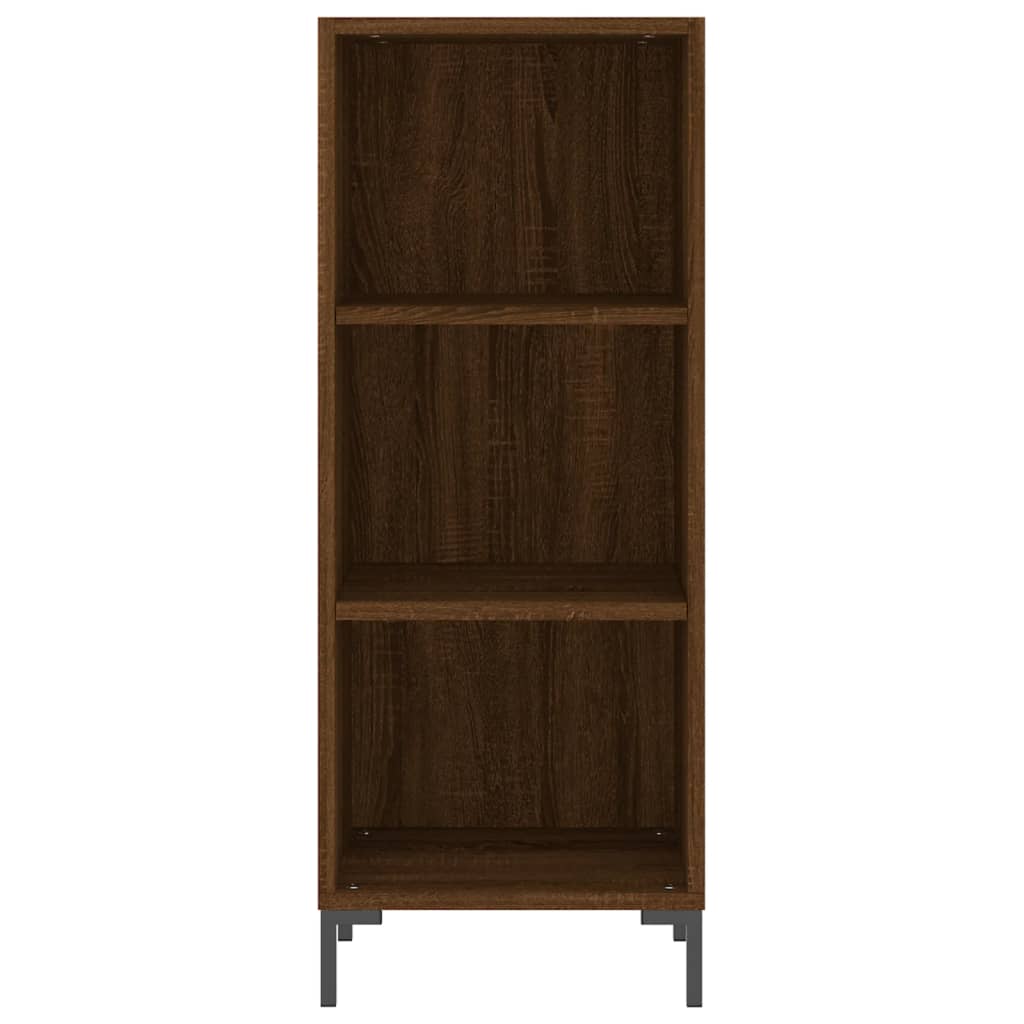 Alacena aspecto roble marrón 34,5x34x180 cm material madera