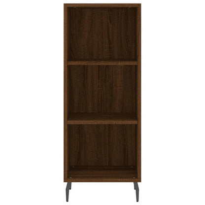 Alacena aspecto roble marrón 34,5x34x180 cm material madera