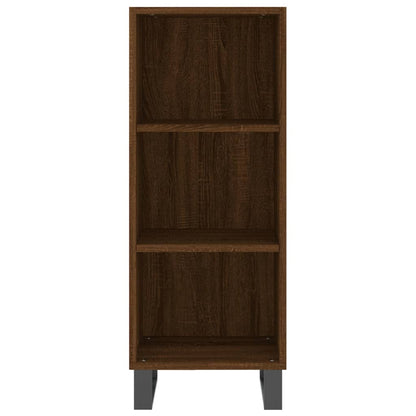 Alacena aspecto roble marrón 34,5x34x180 cm material madera