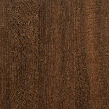 Alacena aspecto roble marrón 34,5x34x180 cm material madera