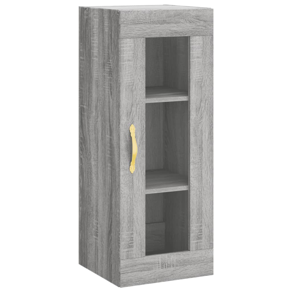 Alacena Gris Sonoma 34,5x34x180 cm de madera