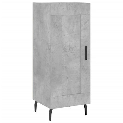 Buffet haut béton gris 34,5x34x180 cm en bois