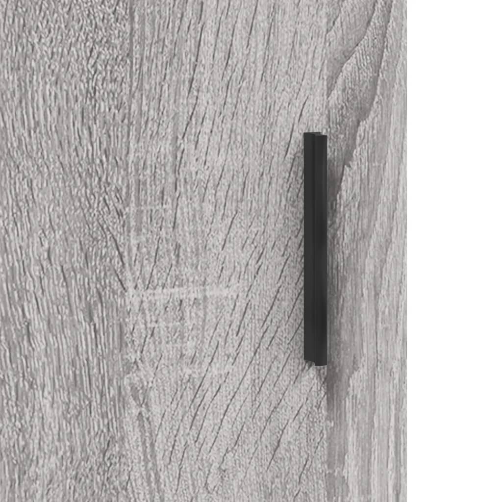 Alacena Gris Sonoma 34,5x34x180 cm de madera