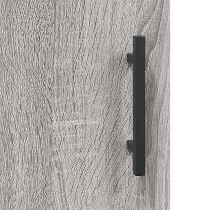 Alacena Gris Sonoma 69,5x34x180 cm de madera