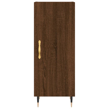 Alacena aspecto roble marrón 34,5x34x180 cm material madera