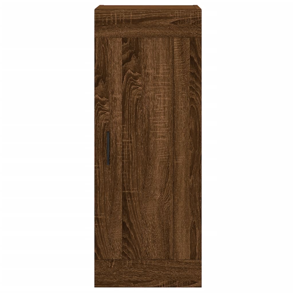 Alacena aspecto roble marrón 34,5x34x180 cm material madera