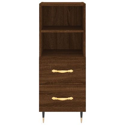 Alacena aspecto roble marrón 34,5x34x180 cm material madera