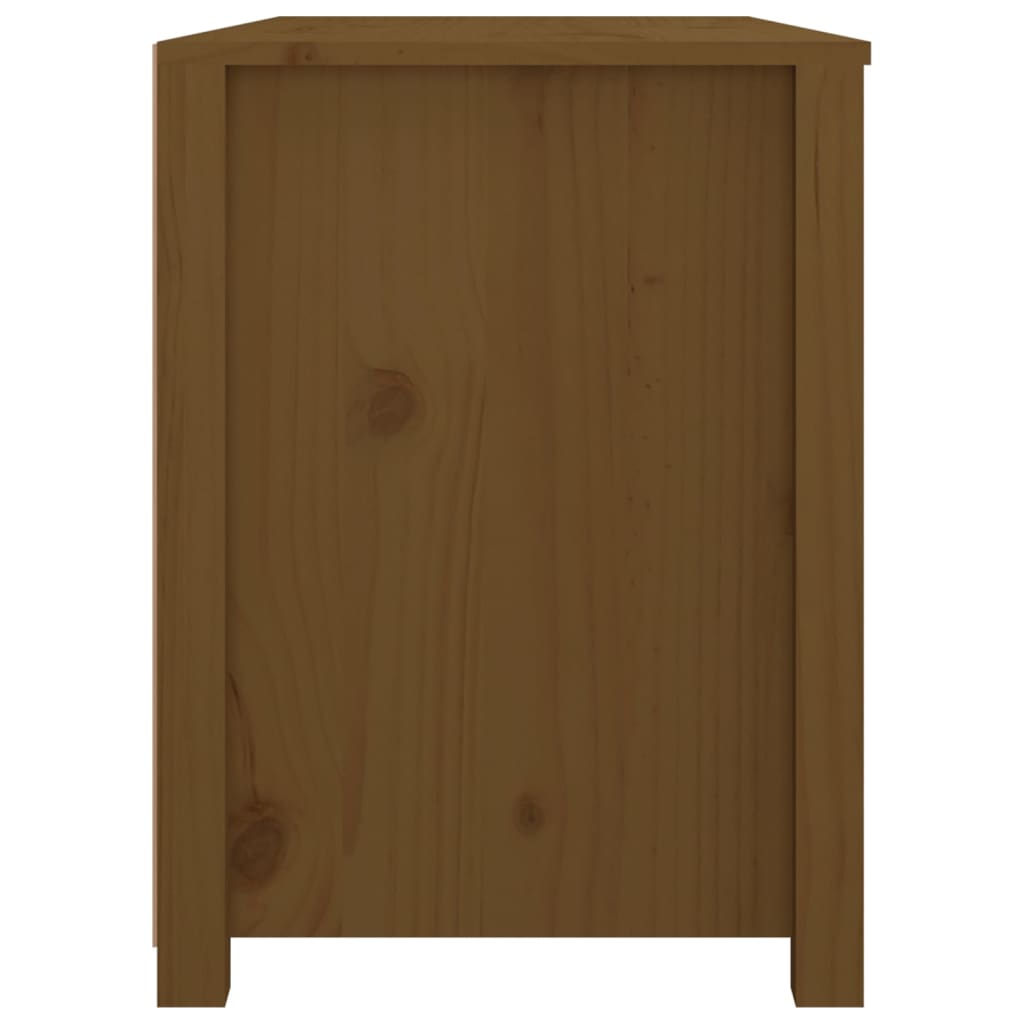 Mueble auxiliar marrón miel 100x40x54 cm madera maciza de pino