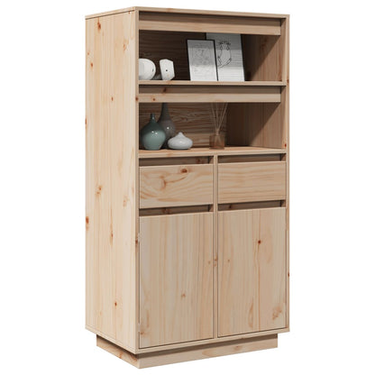 Highboard 60x40x116,5 cm Massivholz Kiefer