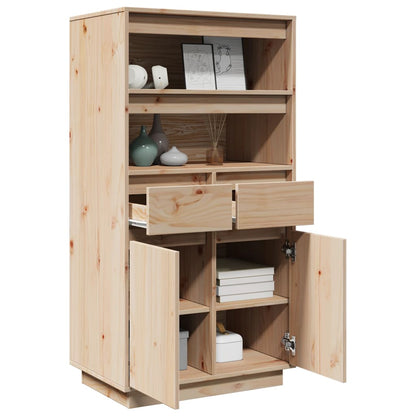 Highboard 60x40x116,5 cm Massivholz Kiefer