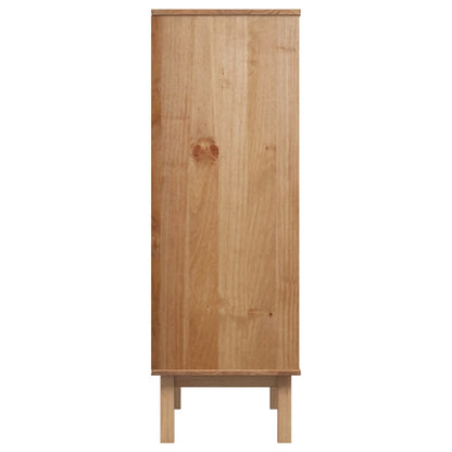 Highboard OTTA Braun&Weiß 85x43x125 cm Massivholz Kiefer