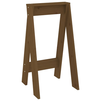 Tabouret 2 pcs. Brun miel 40x40x75 cm bois de pin massif