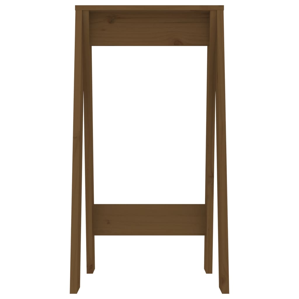 Tabouret 2 pcs. Brun miel 40x40x75 cm bois de pin massif