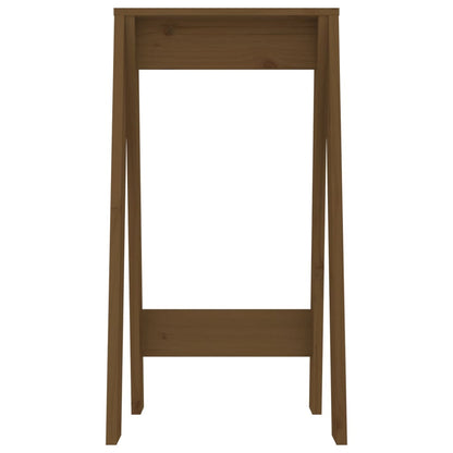 Tabouret 2 pcs. Brun miel 40x40x75 cm bois de pin massif