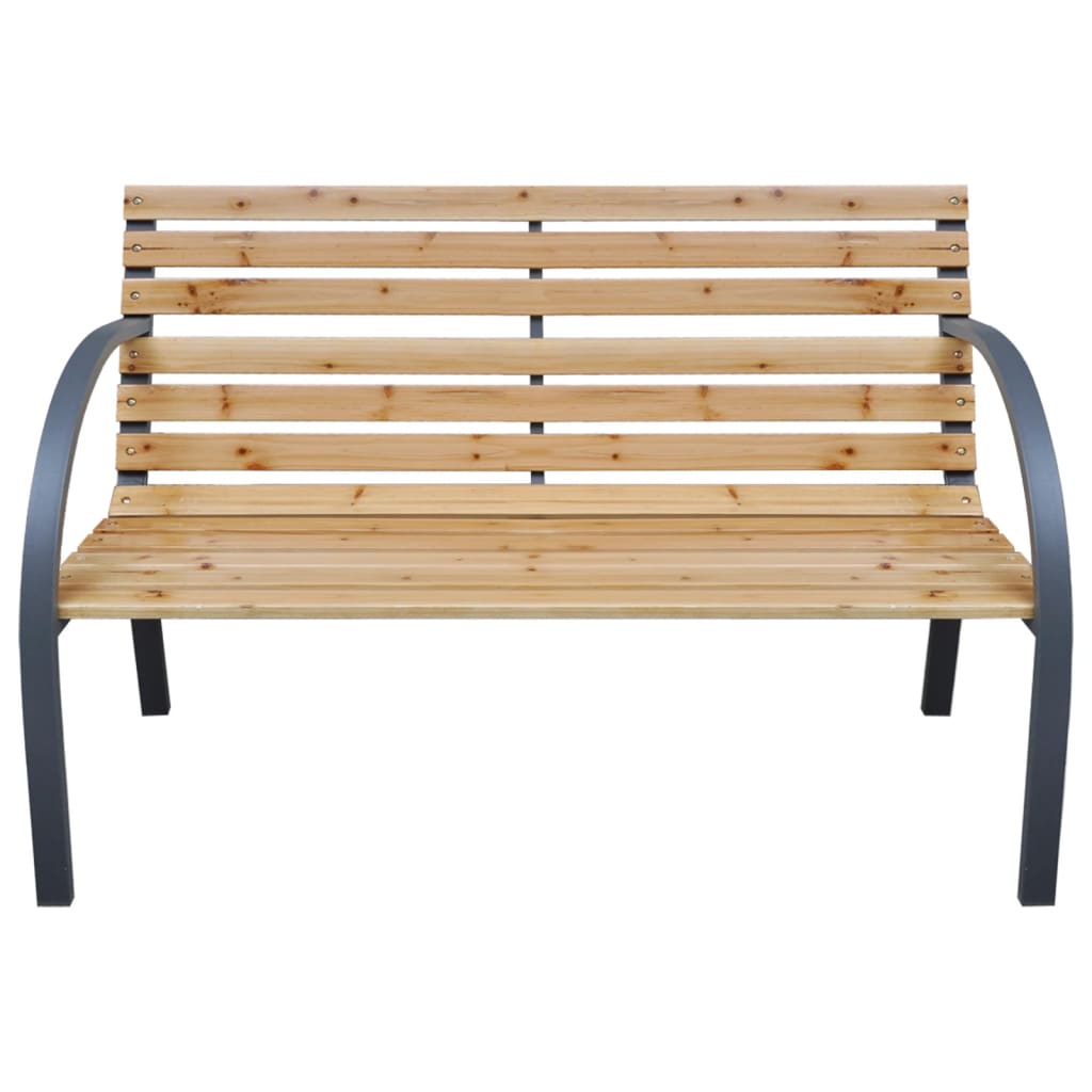 Banc de jardin 112 cm en bois de sapin massif