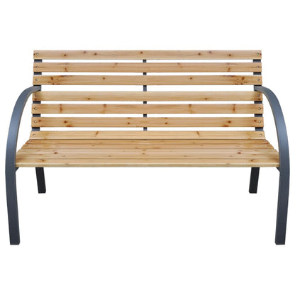 Banc de jardin 112 cm en bois de sapin massif