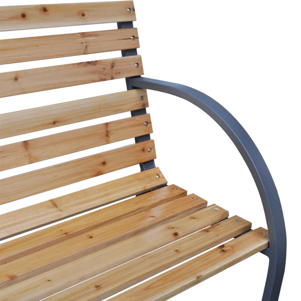 Banc de jardin 112 cm en bois de sapin massif