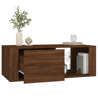 Couchtisch Braun Eichen-Optik 100x50,5x35 cm Holzwerkstoff