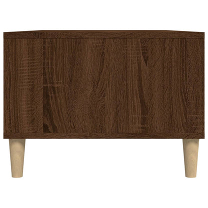 Mesa de centro aspecto roble marrón 90x50x36,5 cm de madera