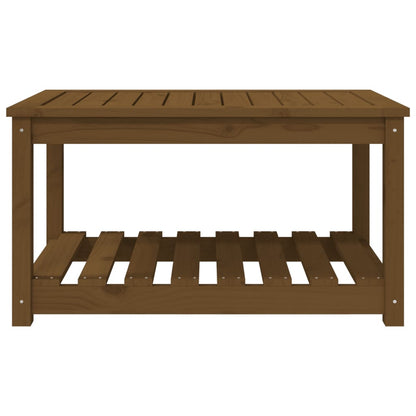 Garten-Couchtisch Honigbraun 82,5x50,5x45 cm Massivholz Kiefer