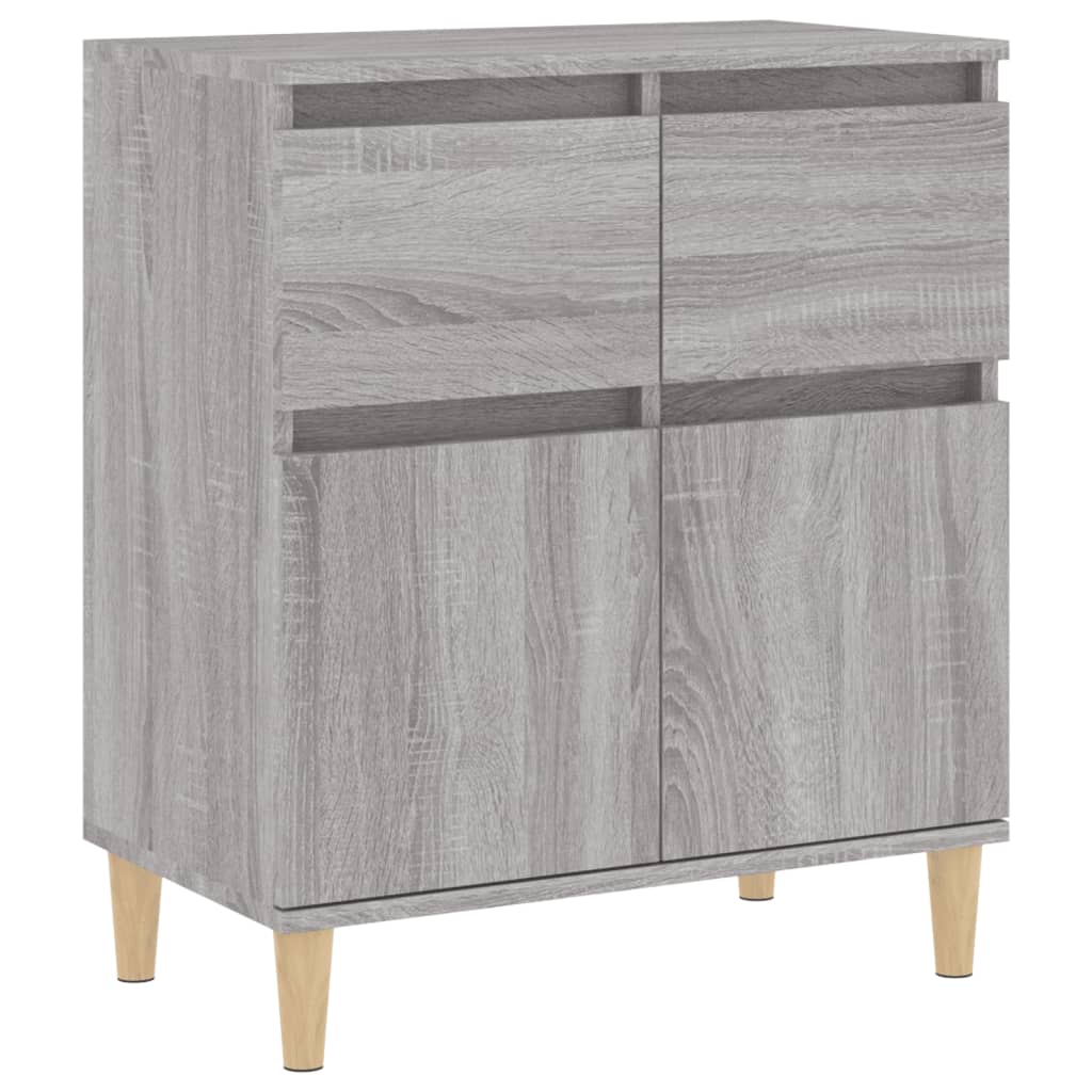 Buffet gris Sonoma 60x35x70 cm en bois