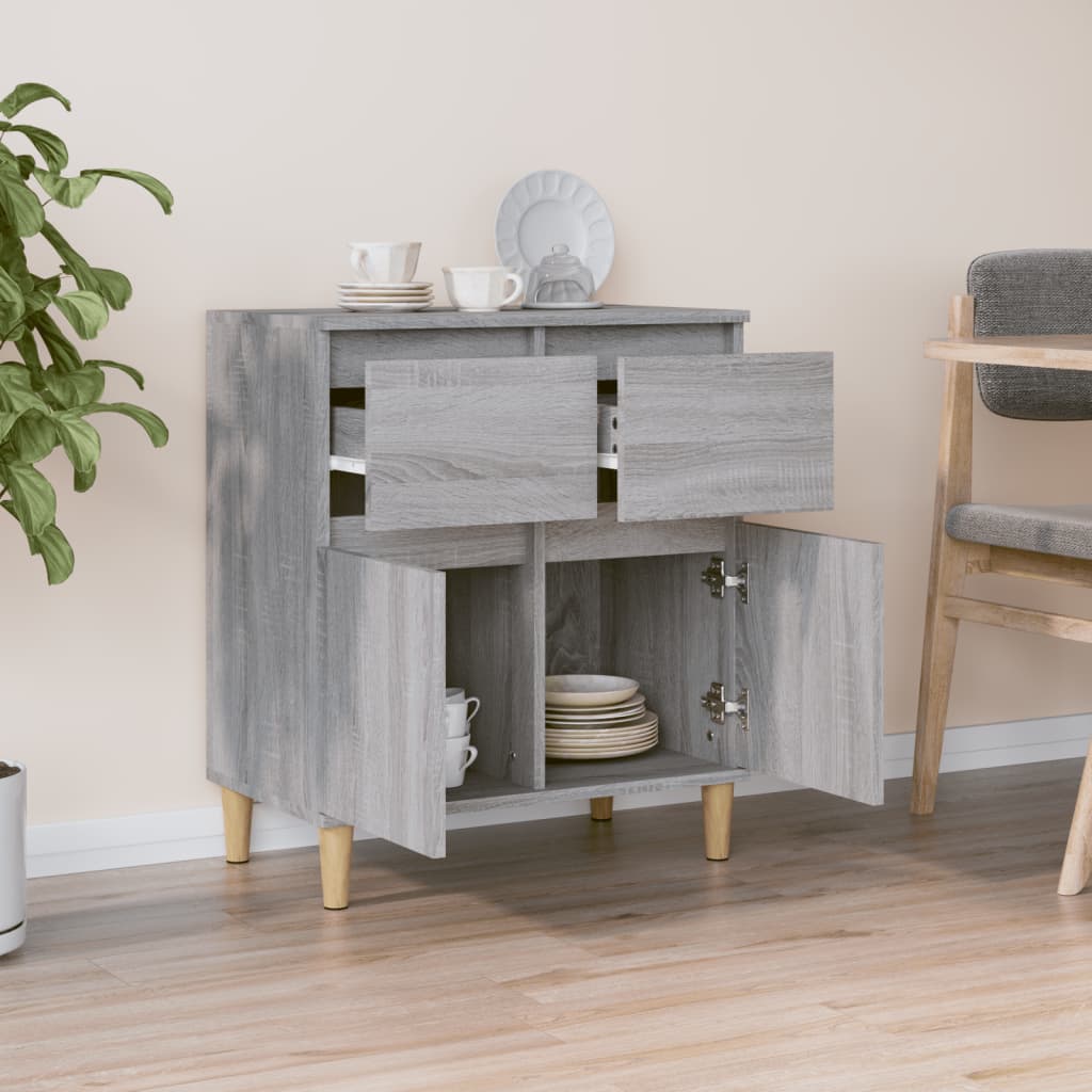 Buffet gris Sonoma 60x35x70 cm en bois