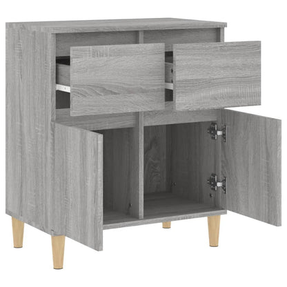 Buffet gris Sonoma 60x35x70 cm en bois