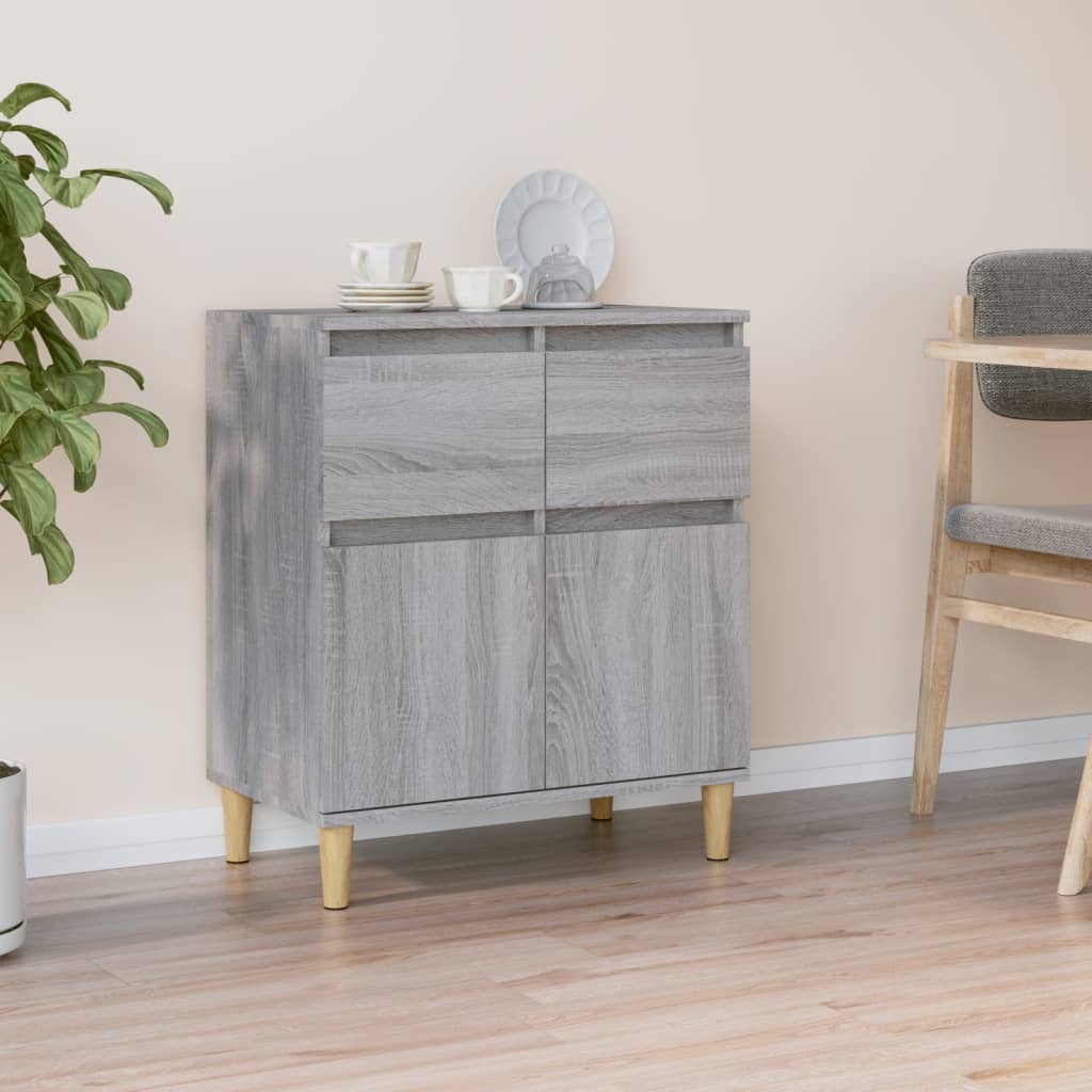 Buffet gris Sonoma 60x35x70 cm en bois