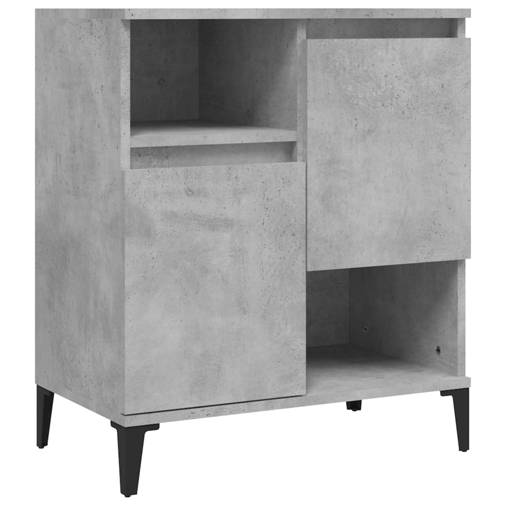 Sideboard Betongrau 60x35x70 cm Holzwerkstoff