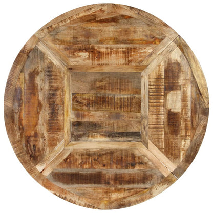 Esstisch  Holzmaserung  Ø150x76 cm Massives Raues Mangoholz