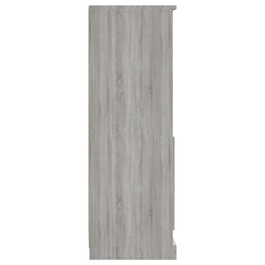 Alacena gris Sonoma 36x35,5x103,5 cm material madera